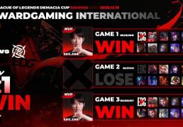 赛后战報(bào)丨2025德玛西(xī)亚杯EDG 2:1 NIP