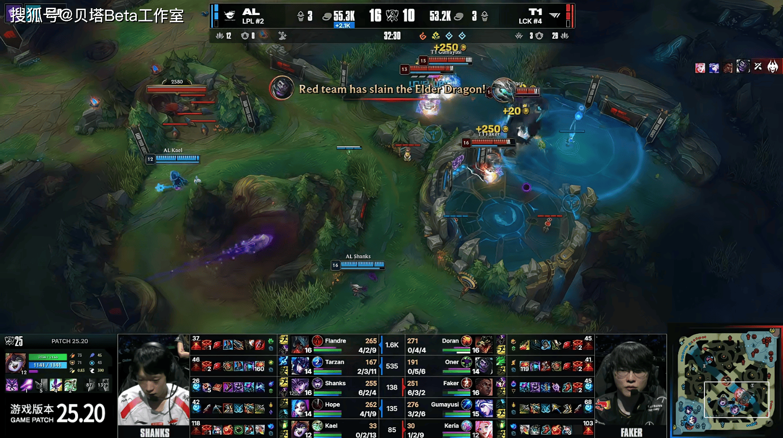 AL2-3不(bù)敌T1，止步8強(qiáng)！hope金克丝难救主(zhǔ)，T1团戰(zhàn)完(wán)美(měi)拉扯(chě)