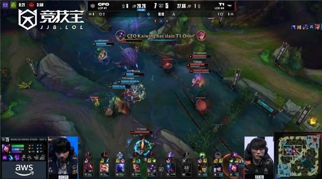LOL-S15瑞(ruì)士轮：CFO爆冷掀翻T1！